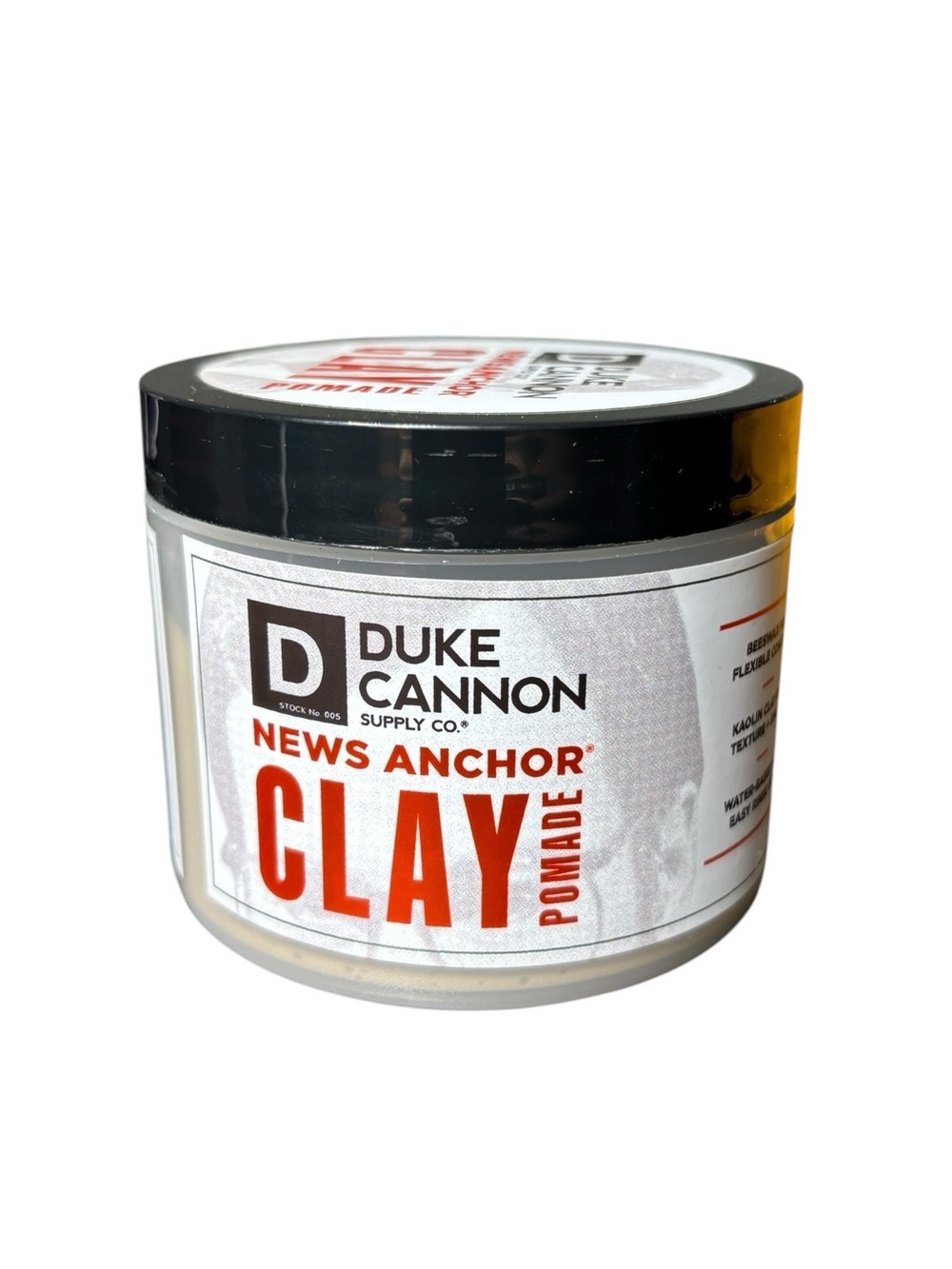 Duke Cannon News Anchor Clay Pomade Flex Hold Matte Finish 4.6oz New‎